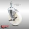 Service Caster 5 Inch SS Nylon Wheel Swivel 3/8 Inch Threaded Stem Caster with Brake SCC SCC-SSTS20S514-NYS-TLB-381615 - alternate 3